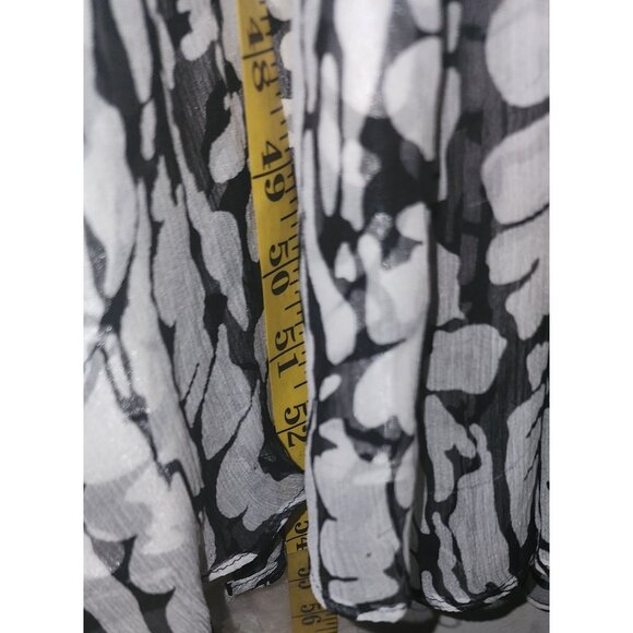 Y2K Spiegel Black/White Print Halter Maxi Dress Size 10 Formal-Wedding Wear - Picture 8 of 8